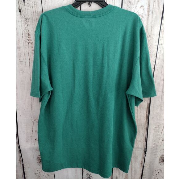 Carhartt NEW Green Loose-Fit Heavyweight Short-Slv Pocket TShirt Tee Men's Large - Picture 2 of 7